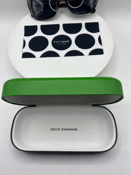 NWOT. kate spade Black Cat-Eye Sunglasses with Dark Lenses main image 4